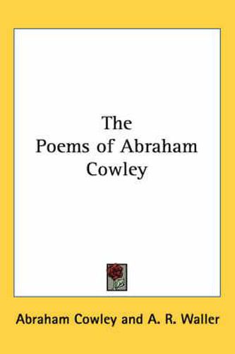 Cover image for The Poems of Abraham Cowley