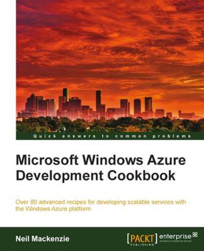 Cover image for Microsoft Windows Azure Development Cookbook