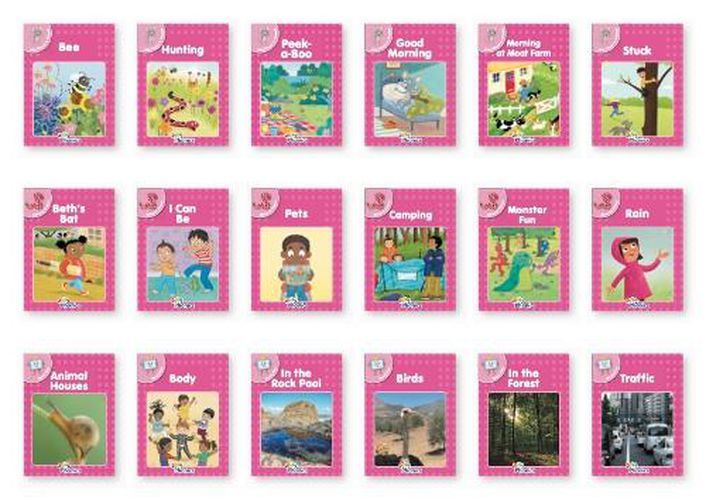 Cover image for Jolly Phonics Pink Readers Complete Set