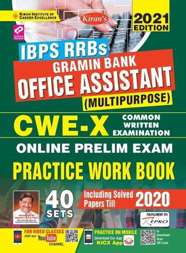 Cover image for IBPS RRBs Gramin Bank Office Asstt CWE-X-Pre Exam-E-2020-41 Sets