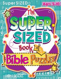 Cover image for The Super-Sized Book of Bible Puzzles