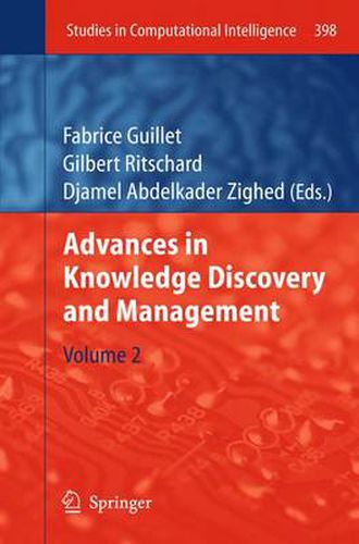 Cover image for Advances in Knowledge Discovery and Management: Volume 2