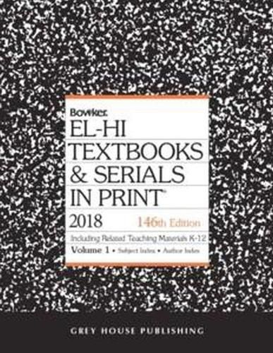 Cover image for El-Hi Textbooks & Serials In Print, 2018: 2 Volume Set