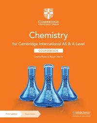 Cover image for Cambridge International AS & A Level Chemistry Coursebook with Digital Access (2 Years)