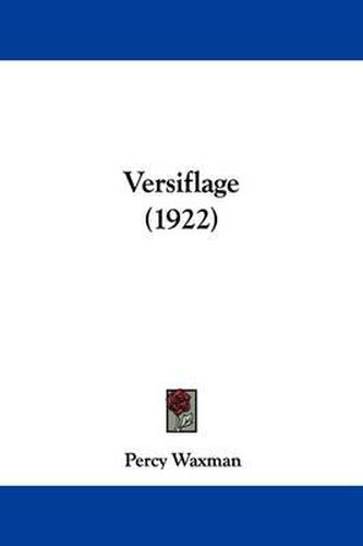 Cover image for Versiflage (1922)