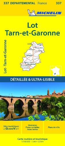 Cover image for Lot, Tarn-et-Garonne - Michelin Local Map 337