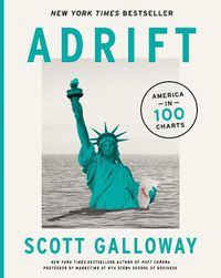 Cover image for Adrift: America in 100 Charts