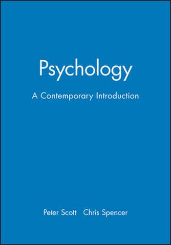 Psychology: A Contemporary Introduction