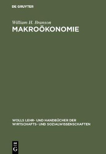 Cover image for Makrooekonomie