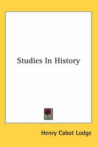 Cover image for Studies in History