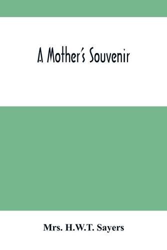 Cover image for A Mother'S Souvenir