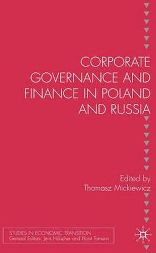 Cover image for Corporate Governance and Finance in Poland and Russia