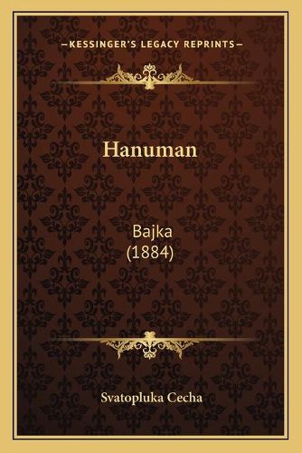 Cover image for Hanuman: Bajka (1884)