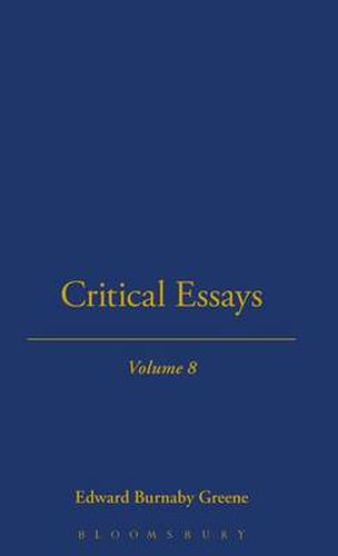 Cover image for Critical Essays