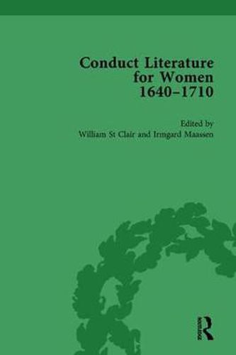 Cover image for Conduct Literature for Women, Part II, 1640-1710 vol 1