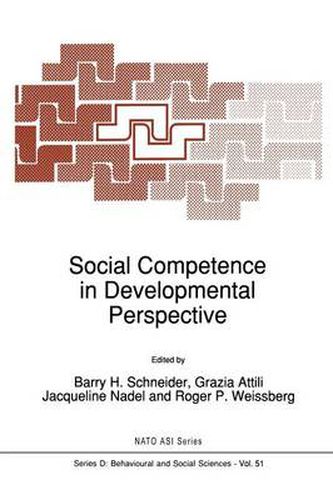 Cover image for Social Competence in Developmental Perspective