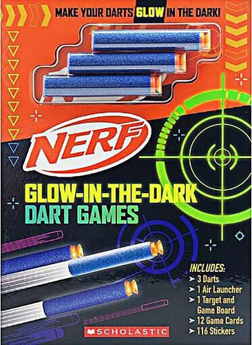 Cover image for Nerf: Glow-in-the-Dark Dart Games (Hasbro)