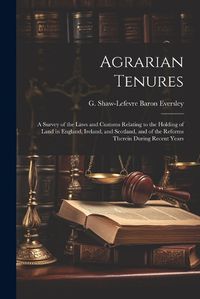 Cover image for Agrarian Tenures [electronic Resource]