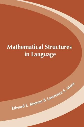 Mathematical Structures in Languages