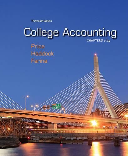 College Accounting Chapters 1-24 with Connect Plus
