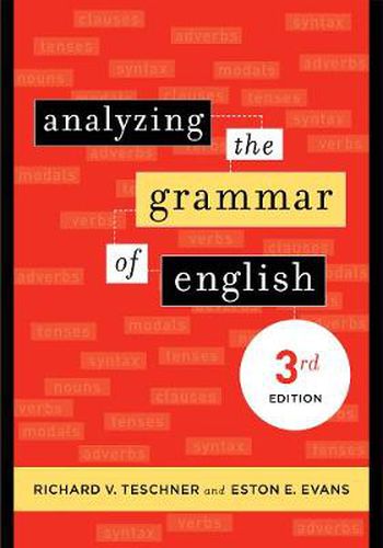 Cover image for Analyzing the Grammar of English: Third Edition