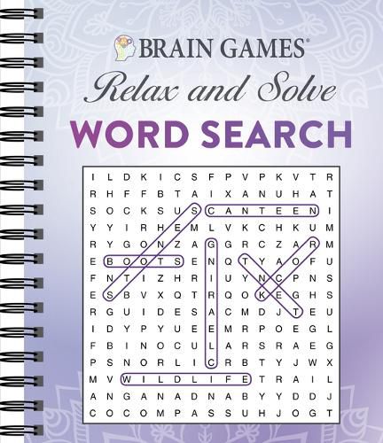 Brain Games - Relax and Solve: Word Search (Purple)