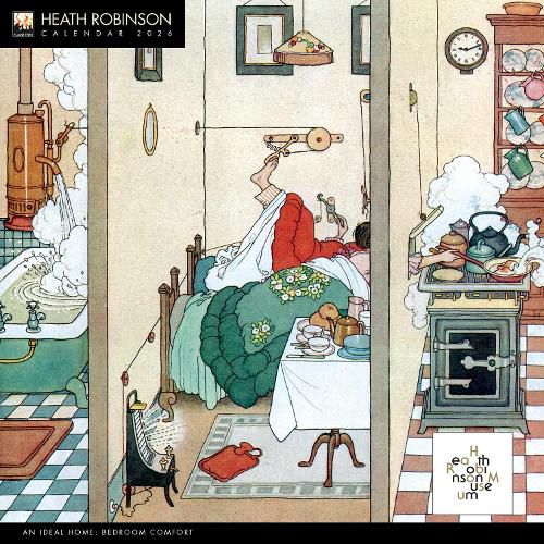 Cover image for Heath Robinson Wall Calendar 2026 (Art Calendar)