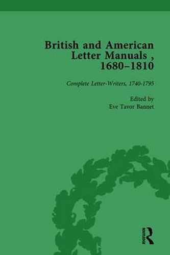 Cover image for British and American Letter Manuals, 1680-1810, Volume 3