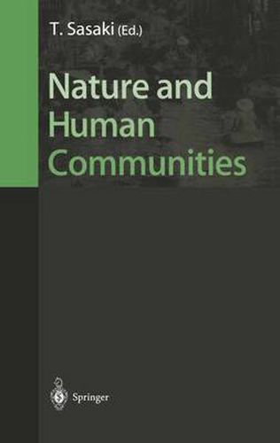 Cover image for Nature and Human Communities