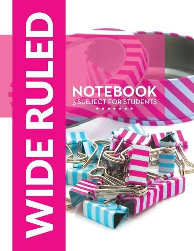 Cover image for Wide Ruled Notebook - 3 Subject For Students