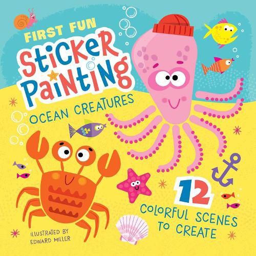 Cover image for First Fun Sticker Painting: Ocean Creatures