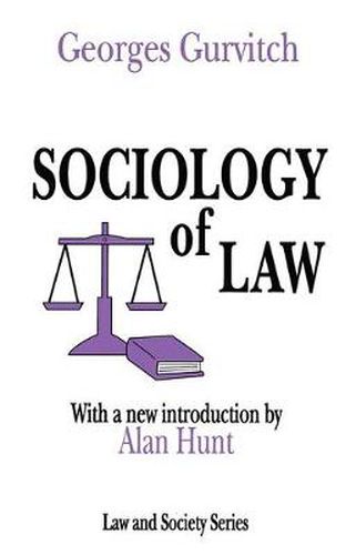 Cover image for Sociology of Law