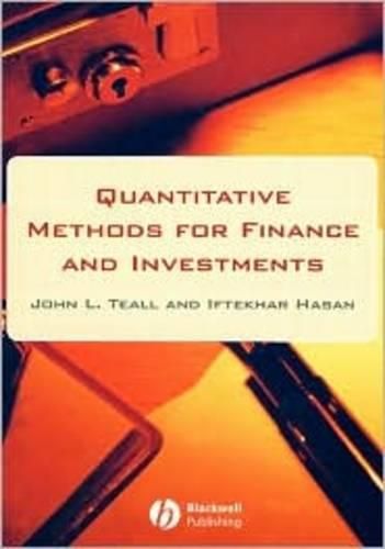 Cover image for Quantitative Methods for Finance and Investments