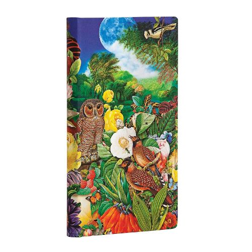 Cover image for Moon Garden Slim Lined Hardcover Journal