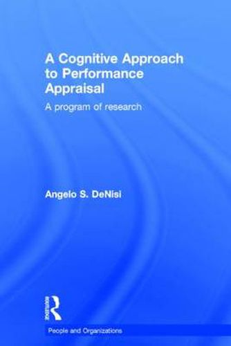 Cover image for A Cognitive Approach to Performance Appraisal