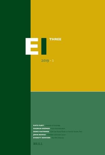 Cover image for Encyclopaedia of Islam - Three 2019-1