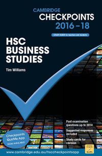 Cover image for Cambridge Checkpoints HSC Business Studies 2016-18