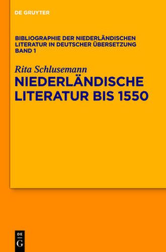 Cover image for Niederlandische Literatur bis 1550