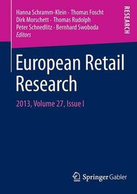 Cover image for European Retail Research: 2013, Volume 27, Issue I