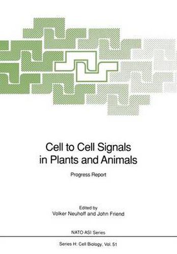 Cover image for Cell to Cell Signals in Plants and Animals: Progress Report