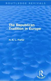 Cover image for The Republican Tradition in Europe