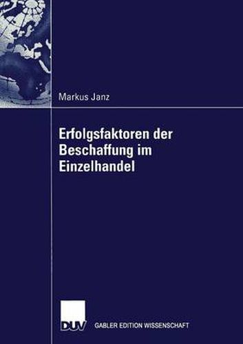 Cover image for Erfolgsfaktoren Der Beschaffung Im Einzelhandel