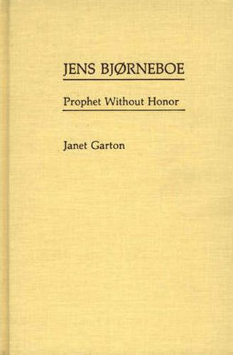 Cover image for Jens Bjorneboe: Prophet Without Honor