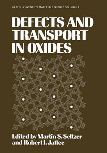 Cover image for Defects and Transport in Oxides