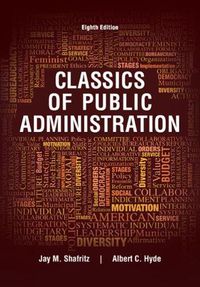 Cover image for Classics of Public Administration