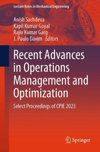 Cover image for Recent Advances in Operations Management and Optimization
