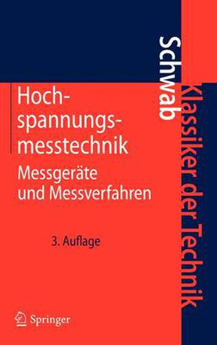 Cover image for Hochspannungsmesstechnik