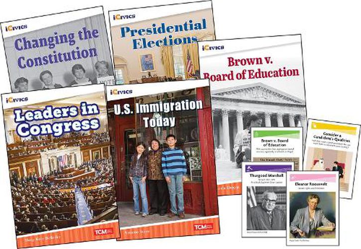 Cover image for iCivics Grade 5: Leadership & Responsibility 5-Book Set + Game Cards