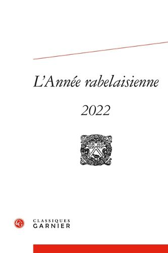 Cover image for L'Annee Rabelaisienne