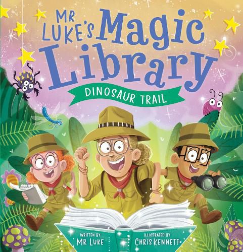 Cover image for Dinosaur Trail (Mr Luke's Magic Library #2)